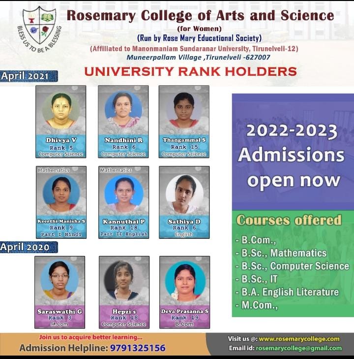 Rose Mary College of Arts and Science