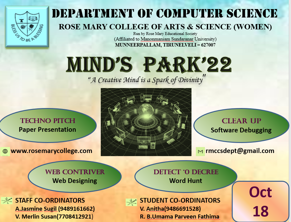 Read more about the article Intercollege Competition on 18/10/2022  from Computer Science Department