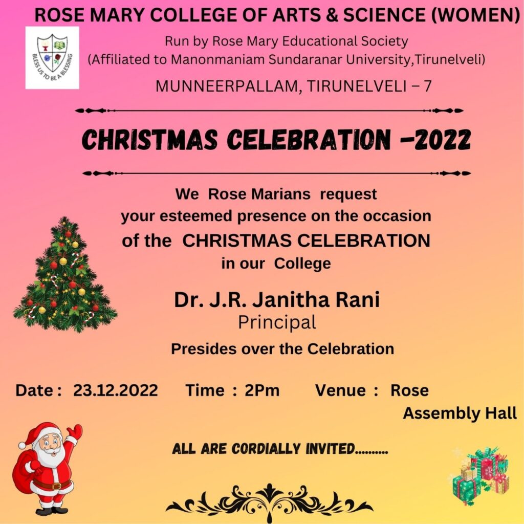 “Christmas Day Celebration” on 23/12/2022