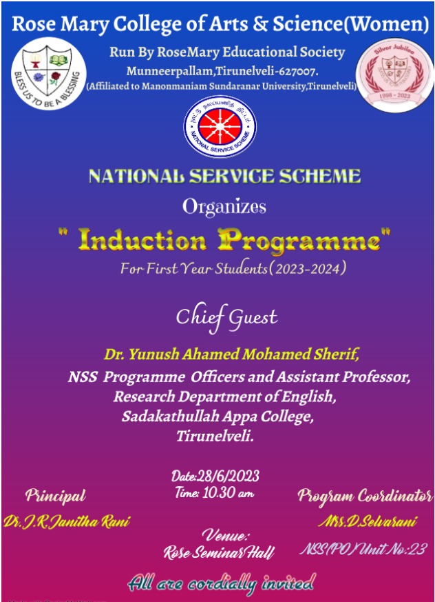 Read more about the article Induction Programme on 28/6/2023